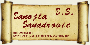 Danojla Sanadrović vizit kartica